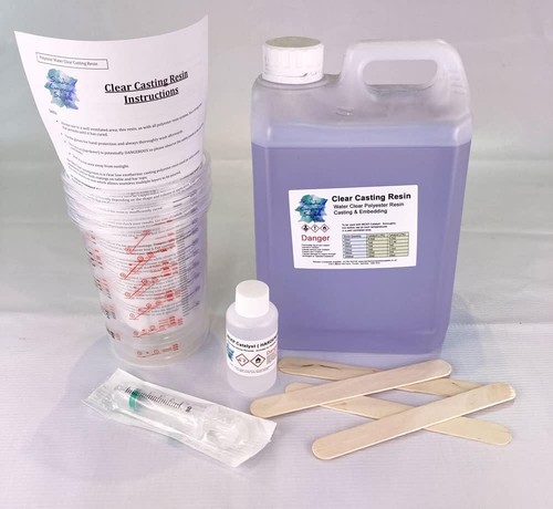 Water clear casting - casting, resin