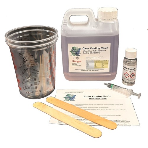 Water clear casting cast - water,